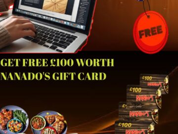 Nando's free £100 money freebie gift card
