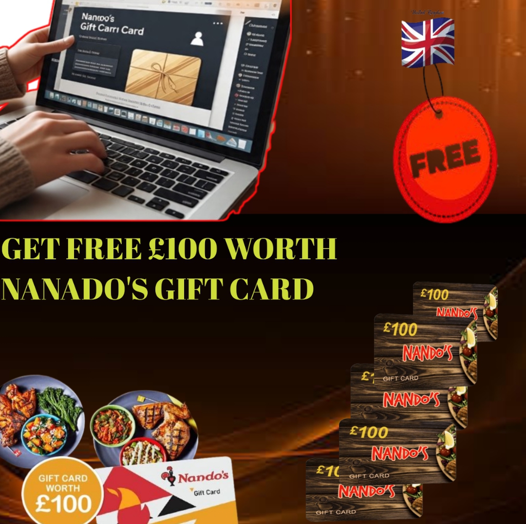 Nando's free £100 money freebie gift card