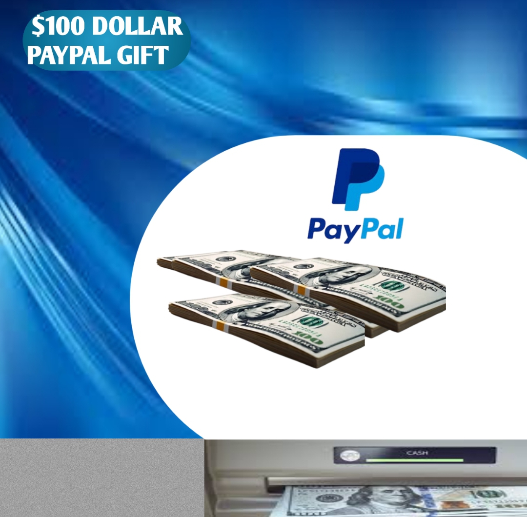 $100 PAYPAL GIFT CARD