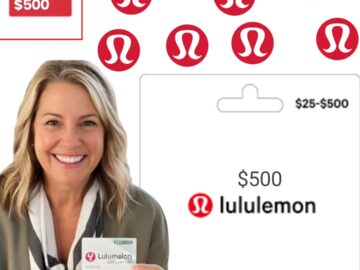 $500 LULULEMON FREEBIE CARD