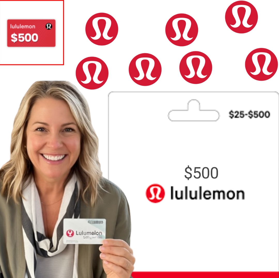 $500 LULULEMON FREEBIE CARD